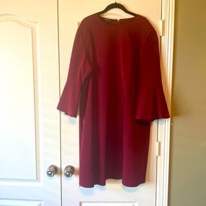 Lafayette 148 New York Burgundy Dress